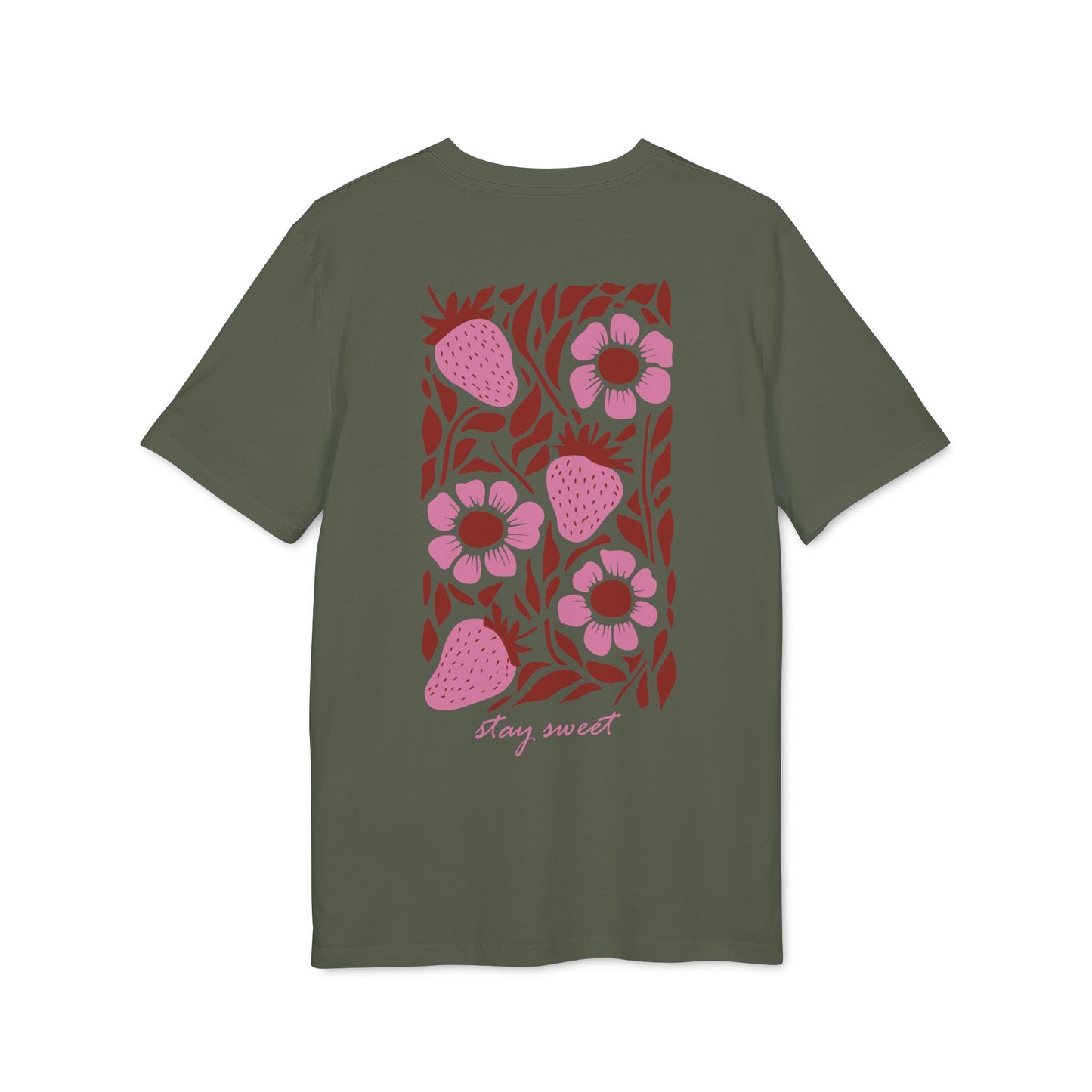 Stay Sweet Erdbeeren Unisex T-shirt