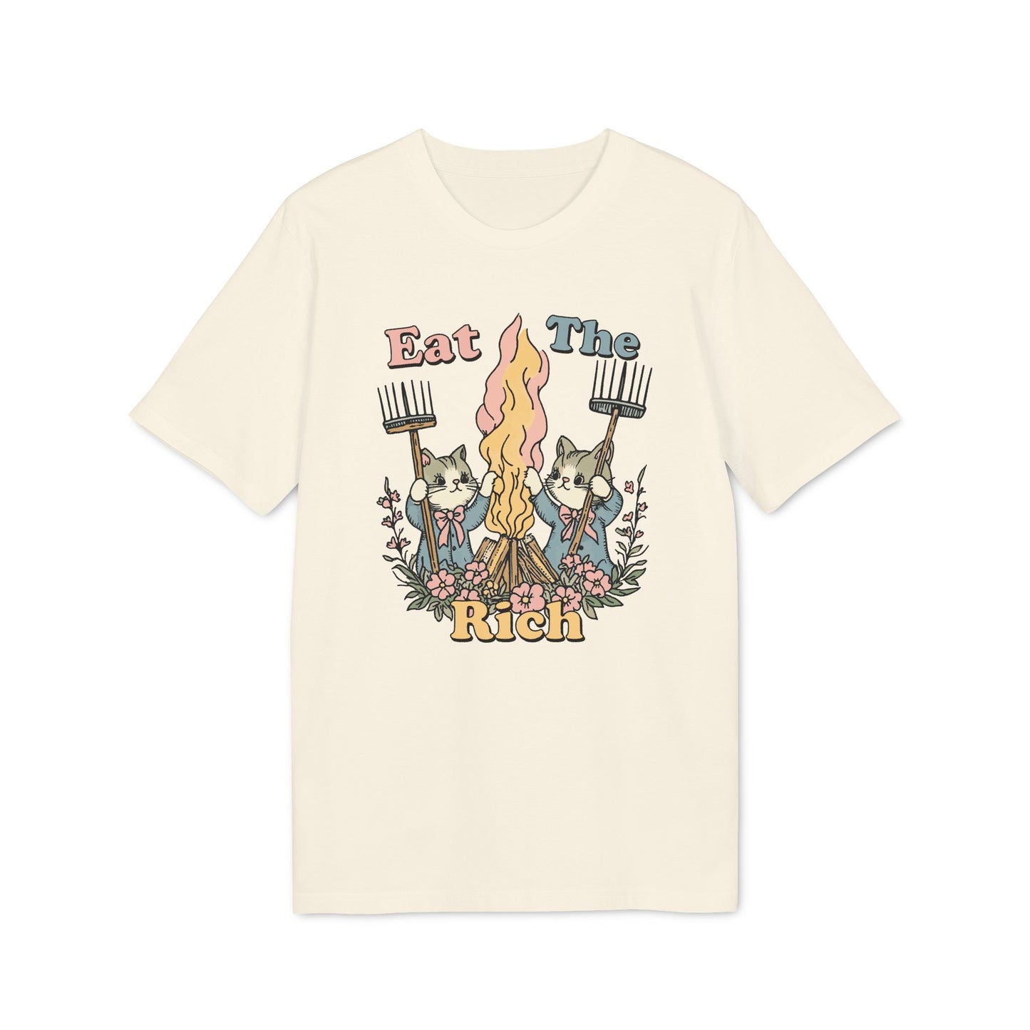 Eat The Rich Kitties – Bio Unisex T-Shirt