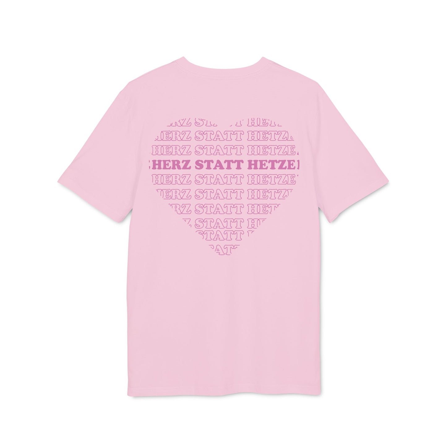 Herz statt Hetze – Bio Unisex T-Shirt