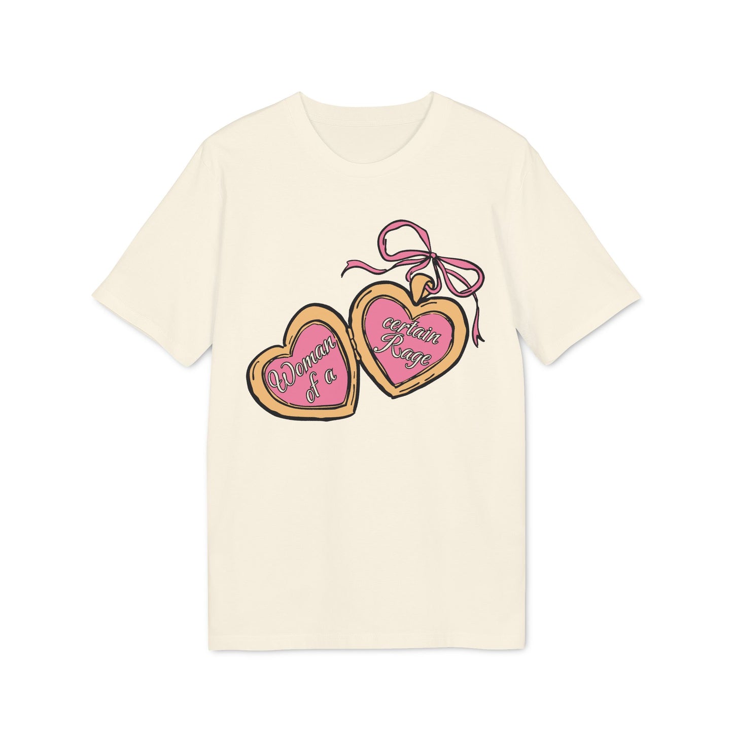 Women's Rage Heart Locket – Bio Unisex T-Shirt