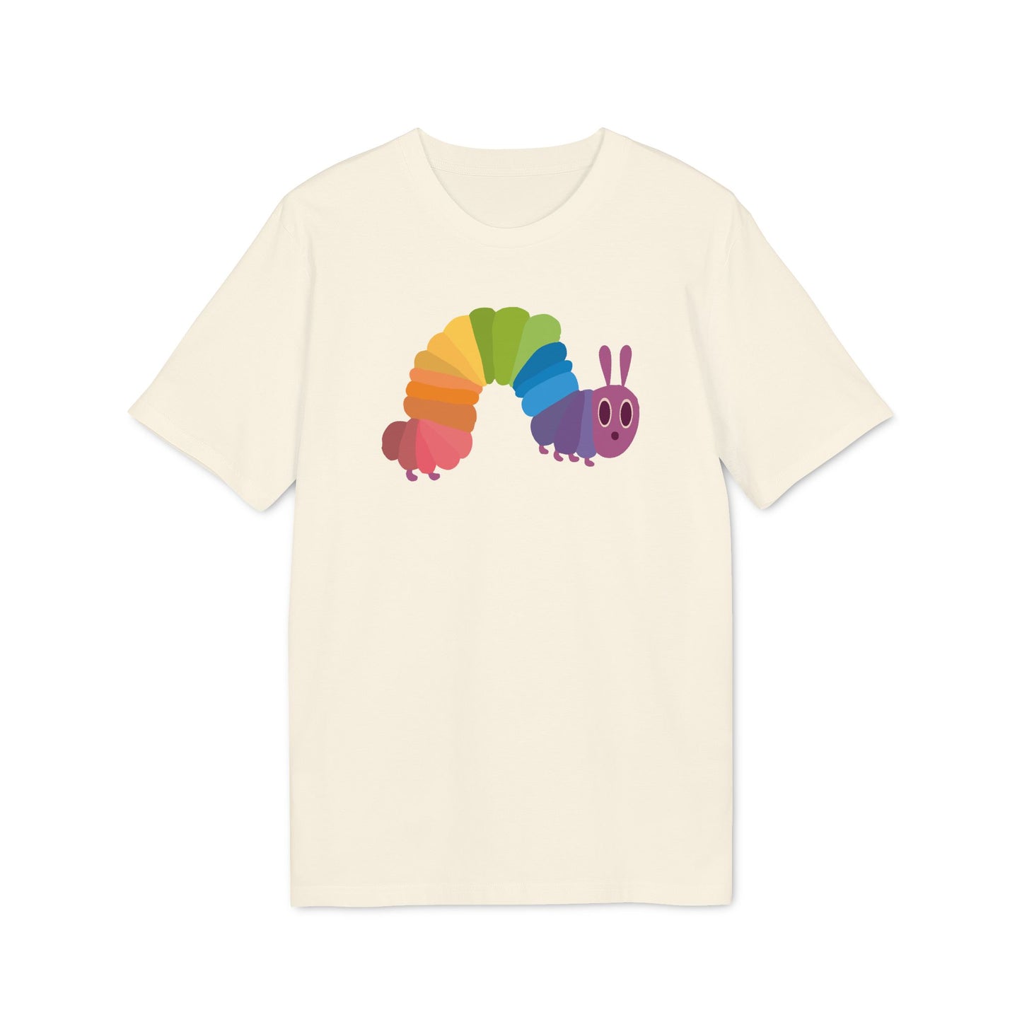 Queere Flaggen Raupe – Bio Unisex T-Shirt