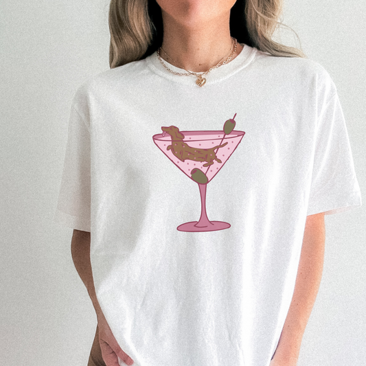 Martini Dog – Bio Unisex T-Shirt