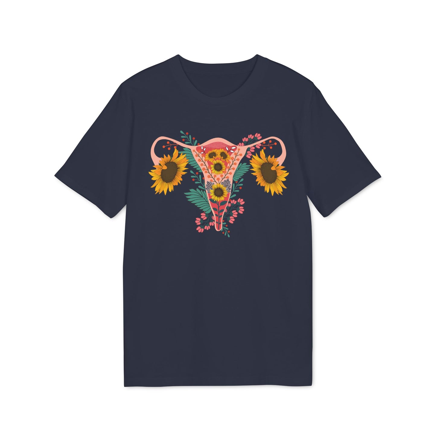 Floral Uterus – Bio Unisex T-Shirt