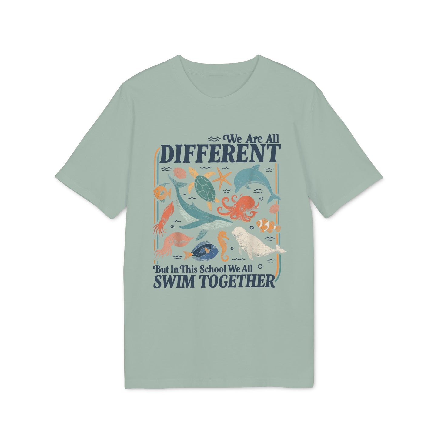 We All Swim Together – Bio Unisex T-Shirt