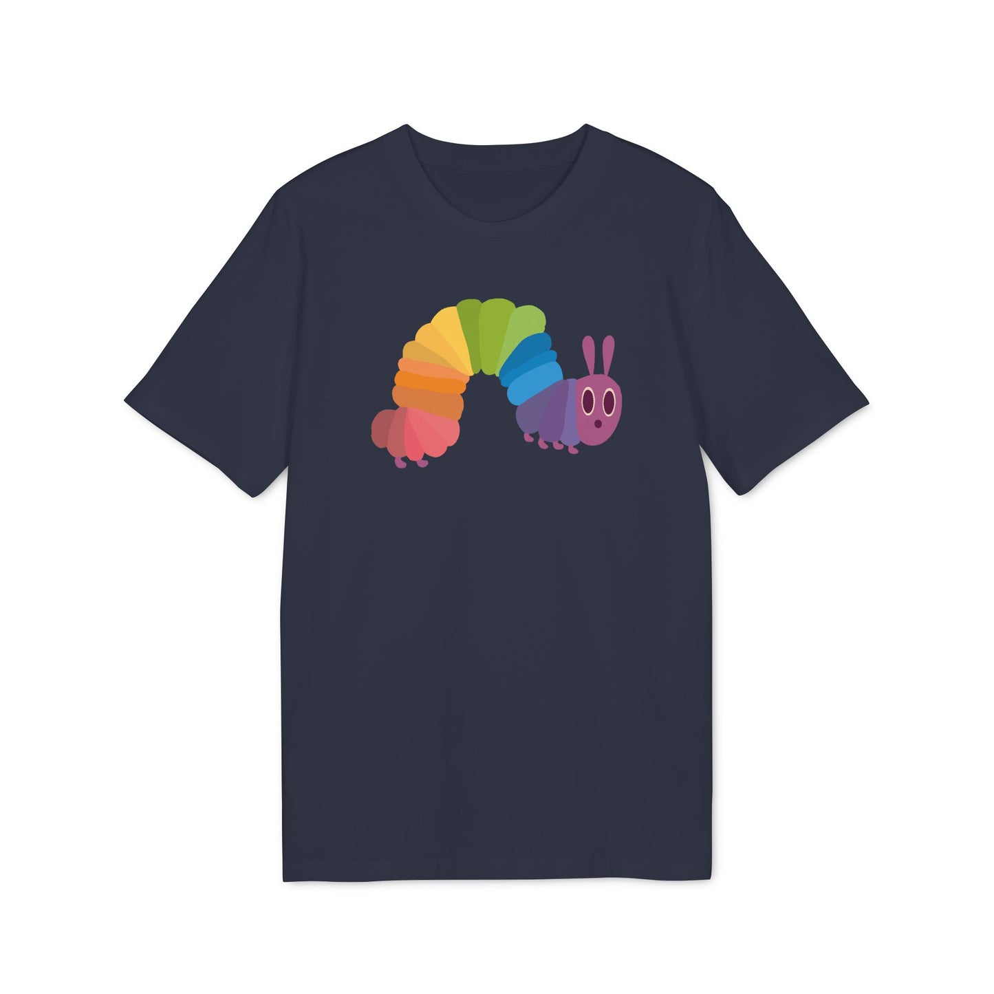 Queere Flaggen Raupe – Bio Unisex T-Shirt
