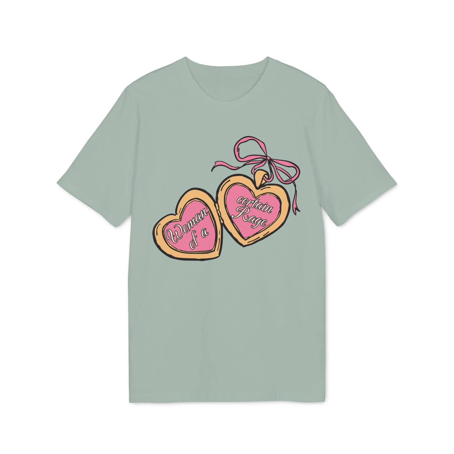 Women's Rage Heart Locket – Bio Unisex T-Shirt