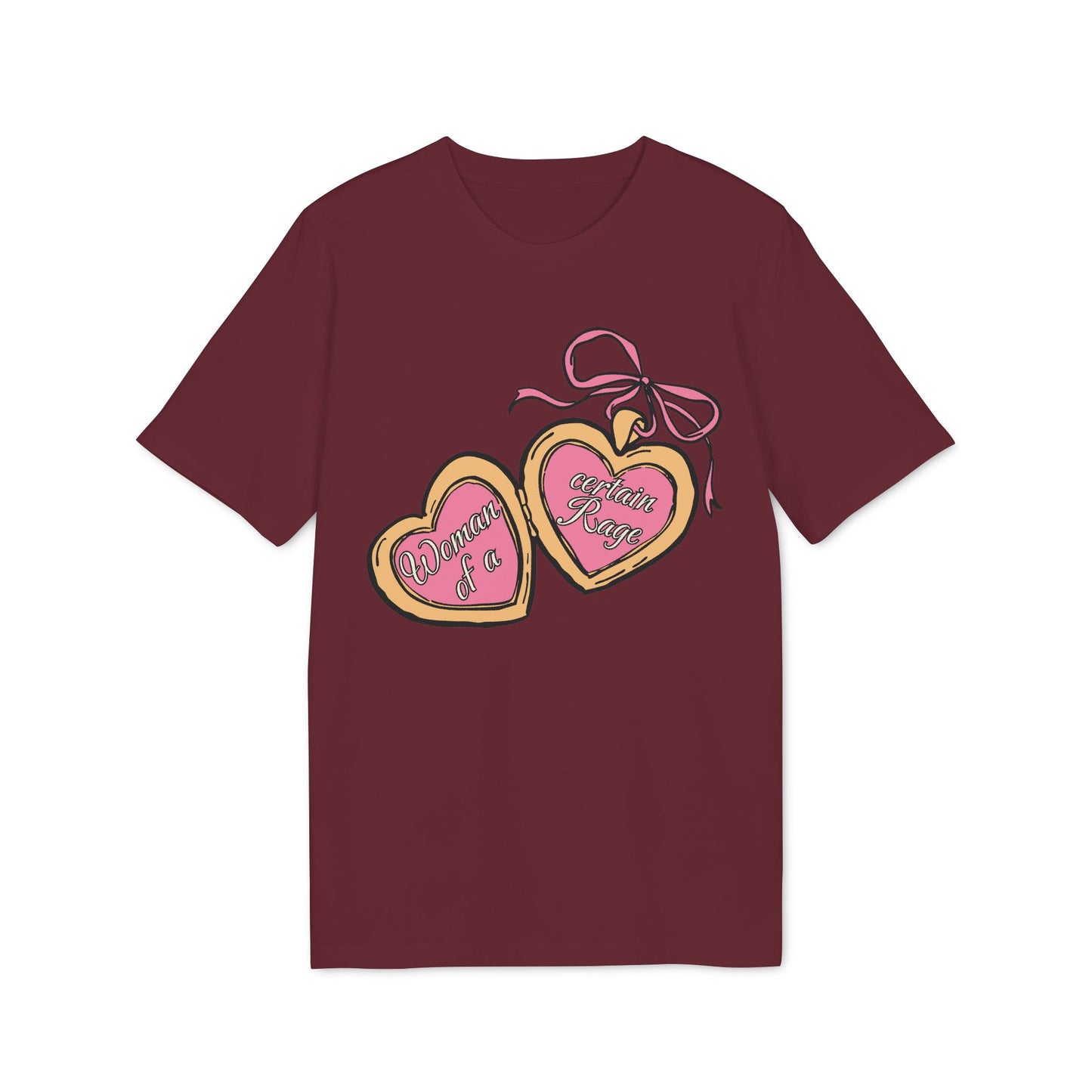 Women's Rage Heart Locket – Bio Unisex T-Shirt