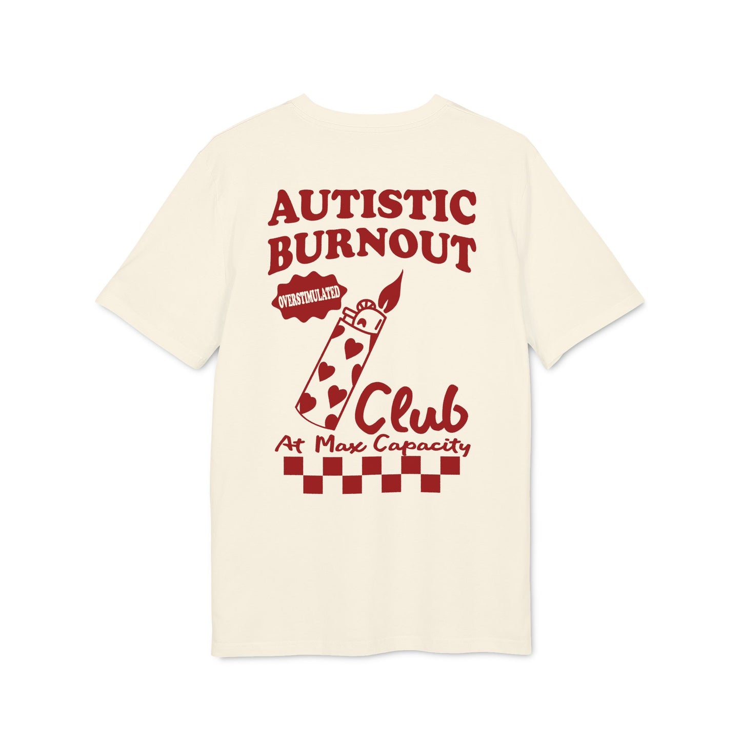 Autistic Burnout Club – Bio Unisex T-Shirt