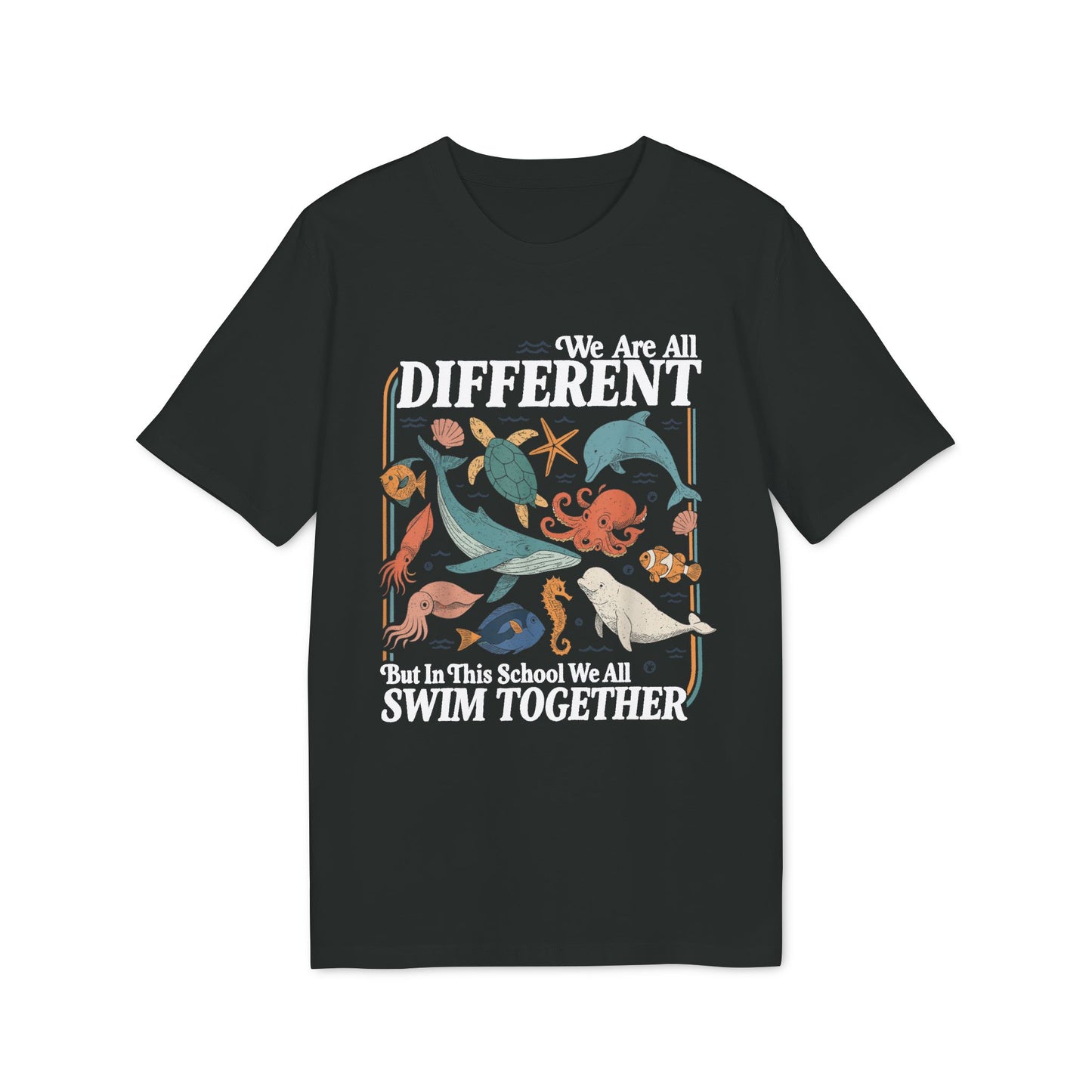 We All Swim Together – Bio Unisex T-Shirt