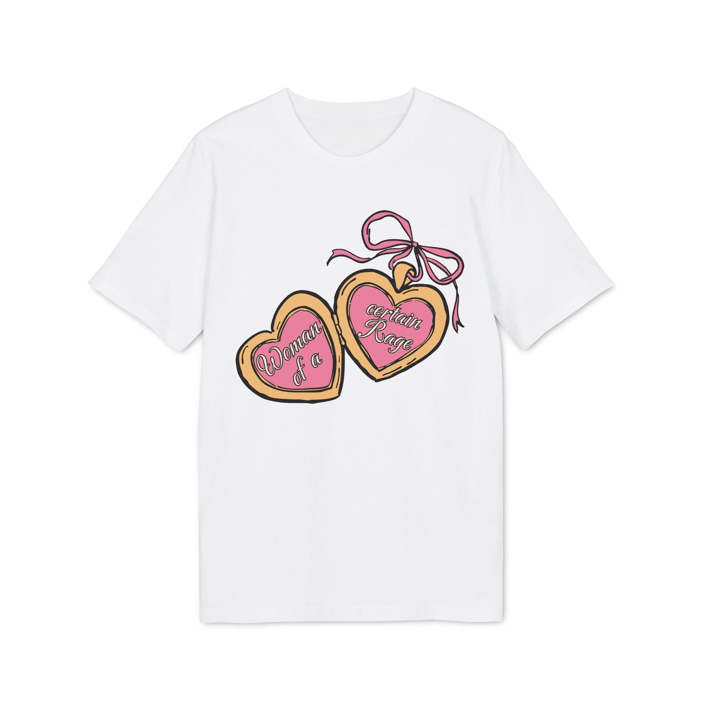 Women's Rage Heart Locket – Bio Unisex T-Shirt