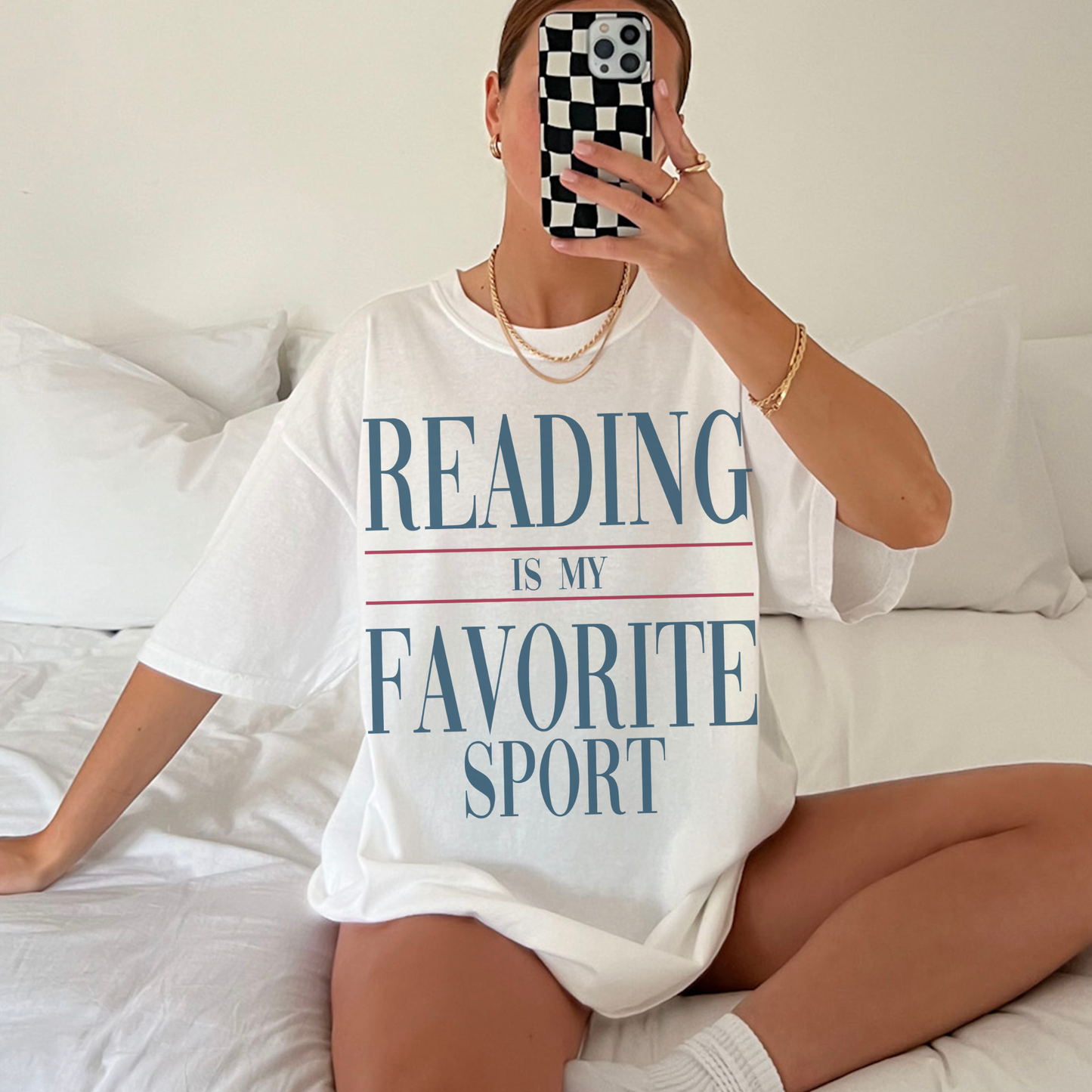 Reading Is My Favorite Sport – Bio T-Shirt