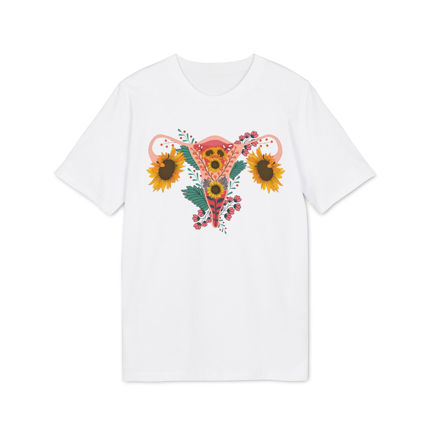 Floral Uterus – Bio Unisex T-Shirt