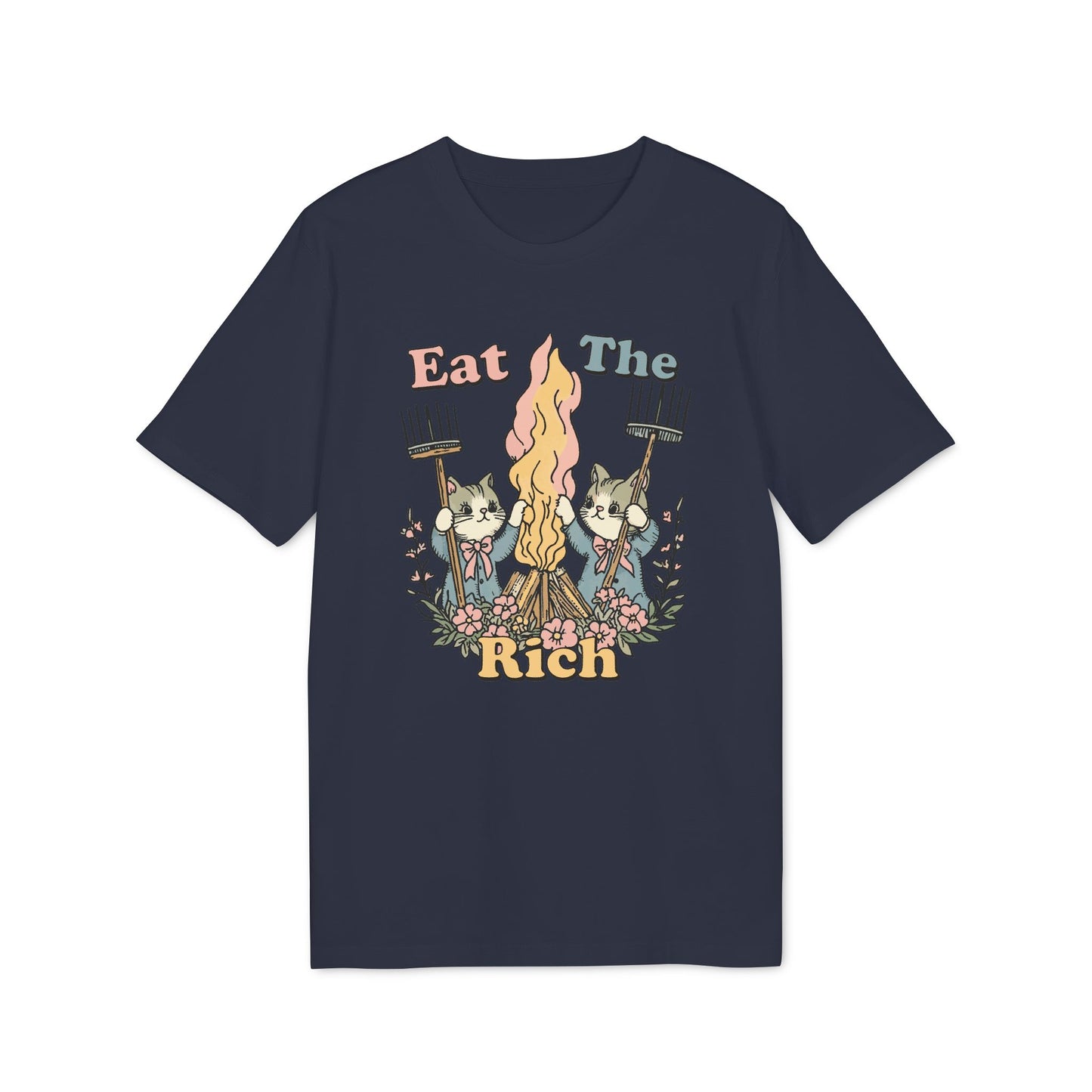 Eat The Rich Kitties – Bio Unisex T-Shirt