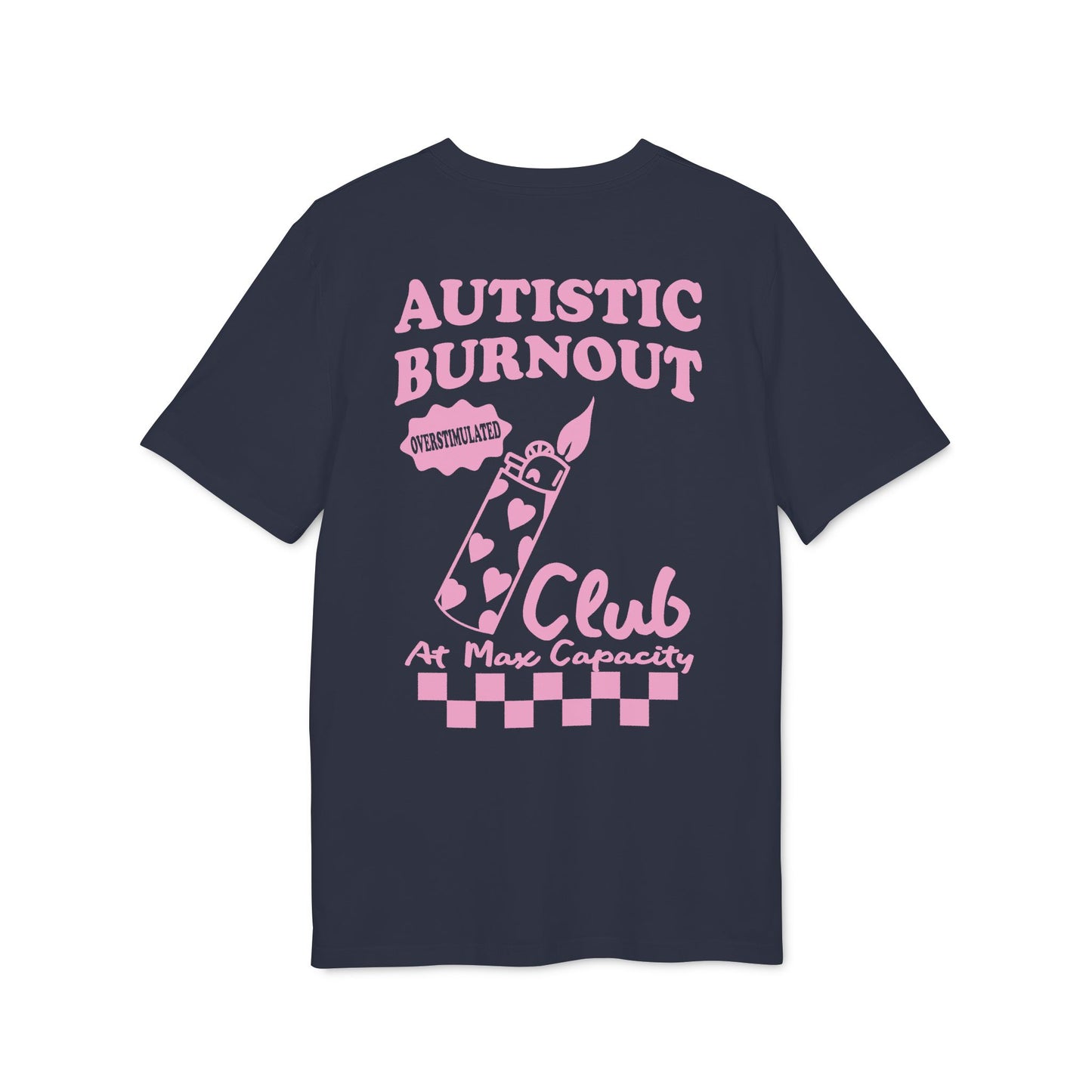 Autistic Burnout Club – Bio Unisex T-Shirt