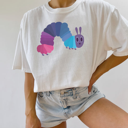 Bisexuelle Flaggen Raupe – Bio Unisex T-Shirt