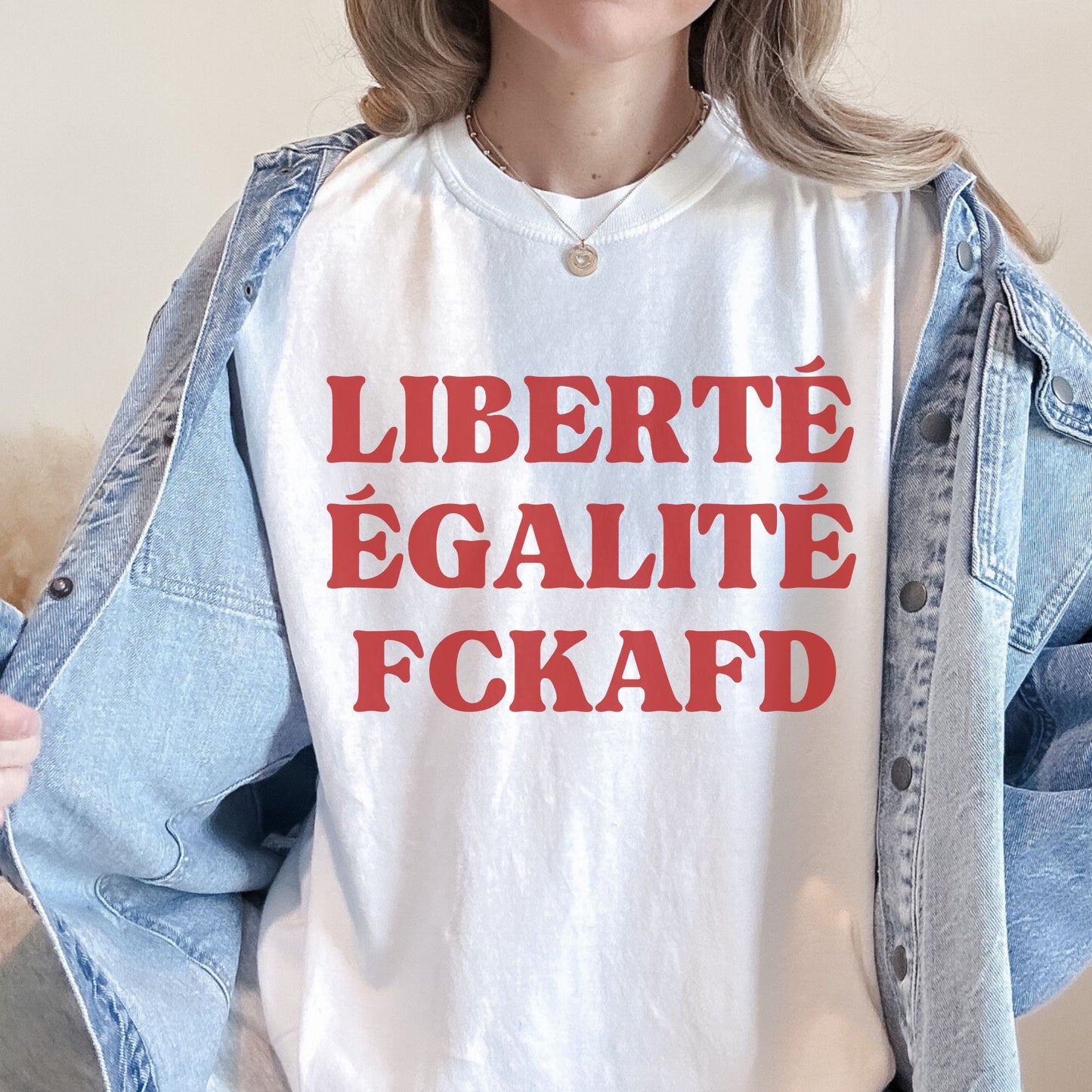 Liberté Egalité FCKAFDÉ – Bio Unisex T-Shirt