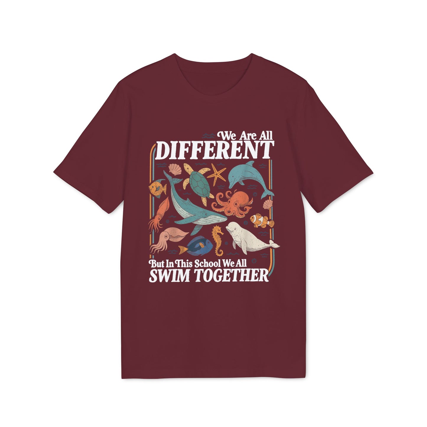 We All Swim Together – Bio Unisex T-Shirt
