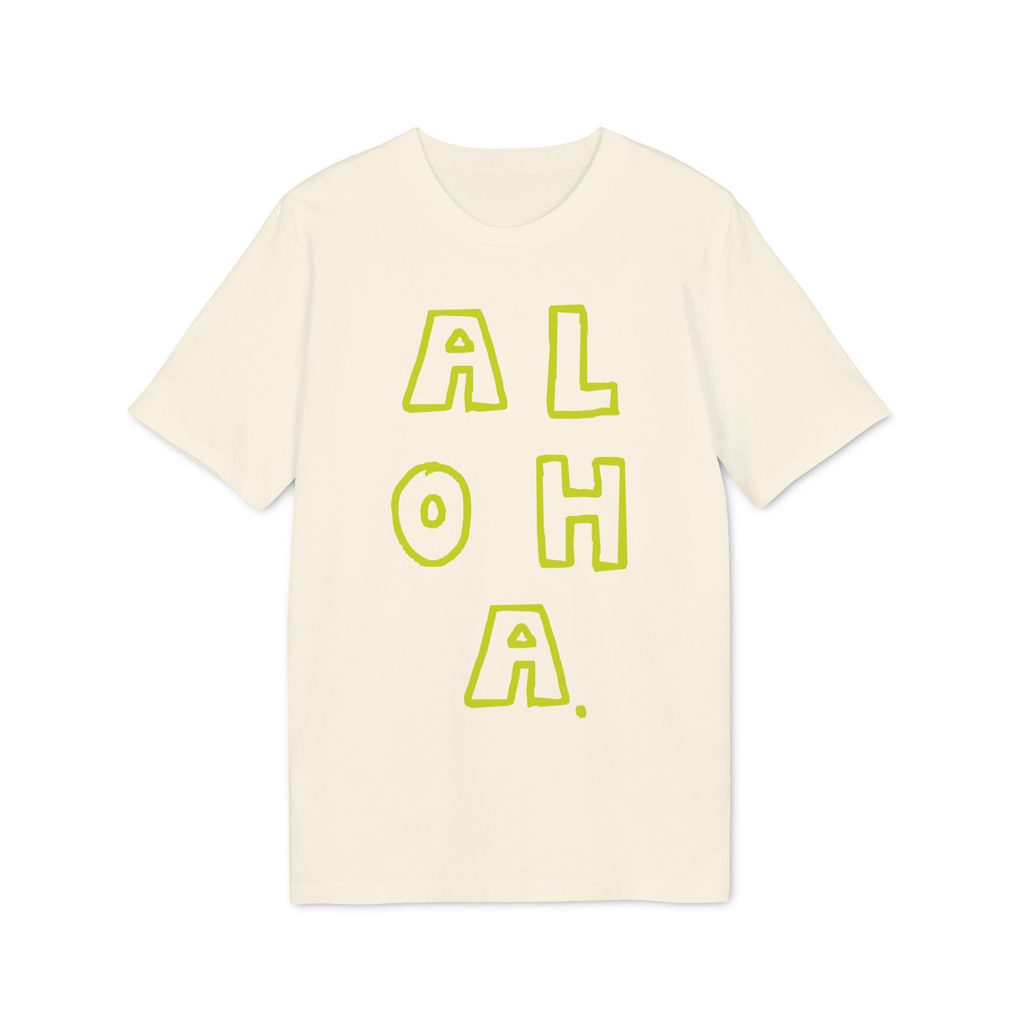 Aloha Neon – Bio Unisex T-Shirt beige