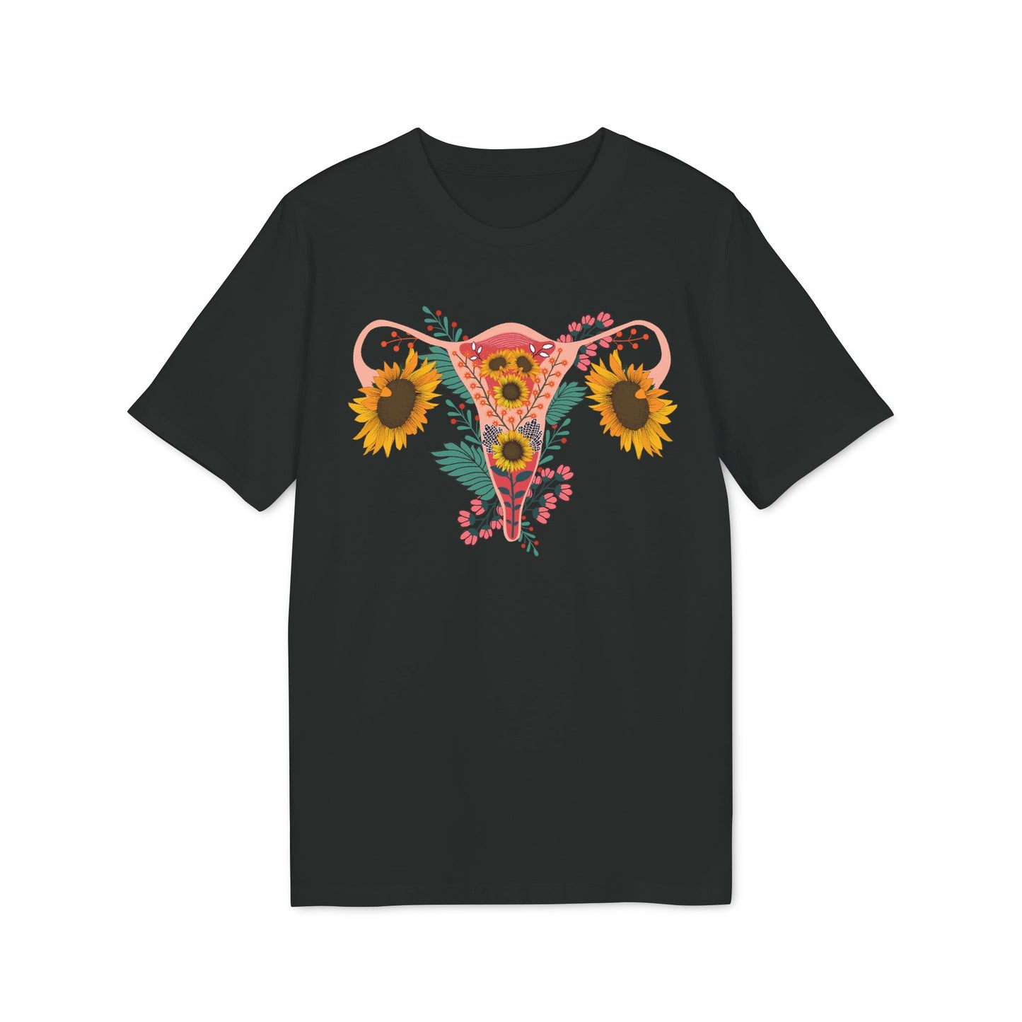 Floral Uterus – Bio Unisex T-Shirt