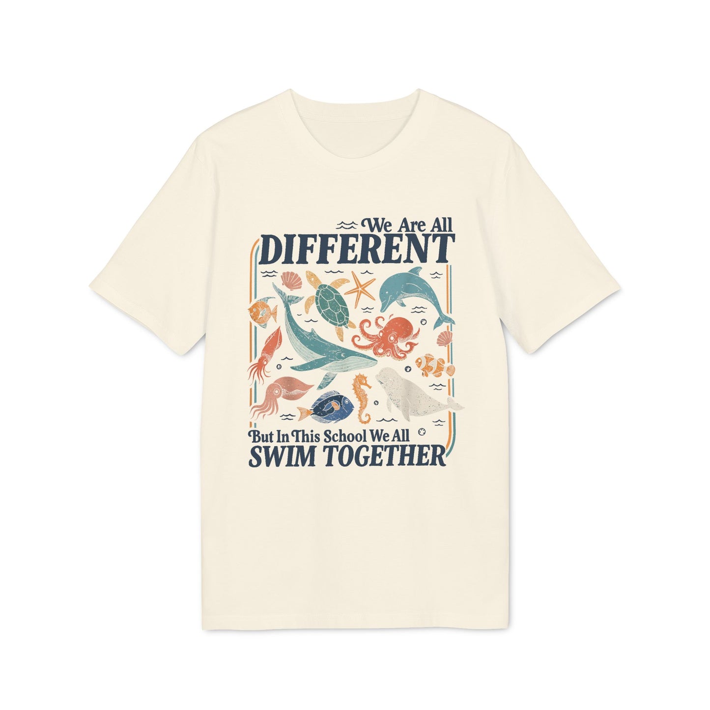 We All Swim Together – Bio Unisex T-Shirt