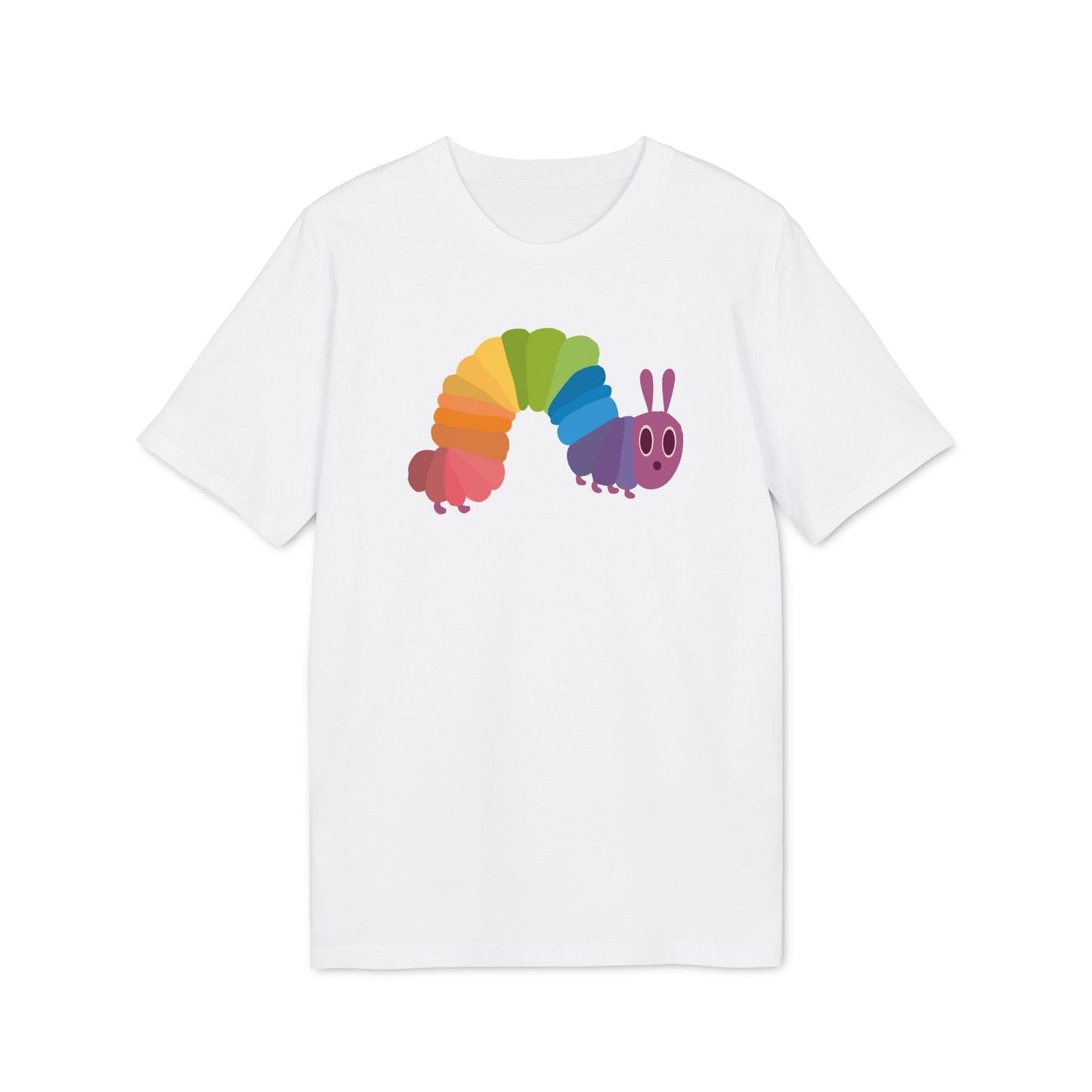 Queere Flaggen Raupe – Bio Unisex T-Shirt