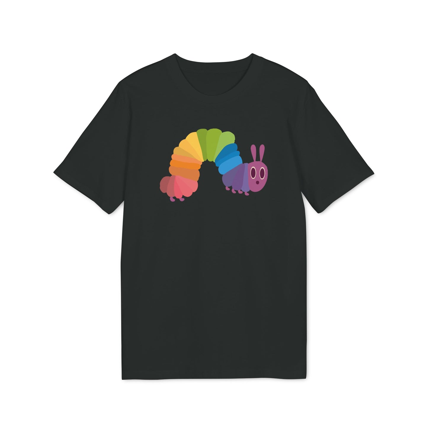 Queere Flaggen Raupe – Bio Unisex T-Shirt
