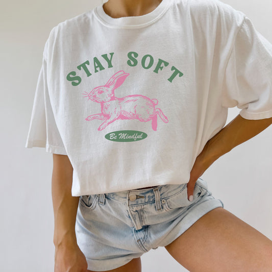 Stay Soft and Be Mindful – Bio T-Shirt