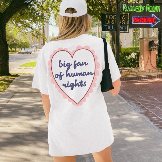 Human Rights Fan – Bio Unisex T-Shirt