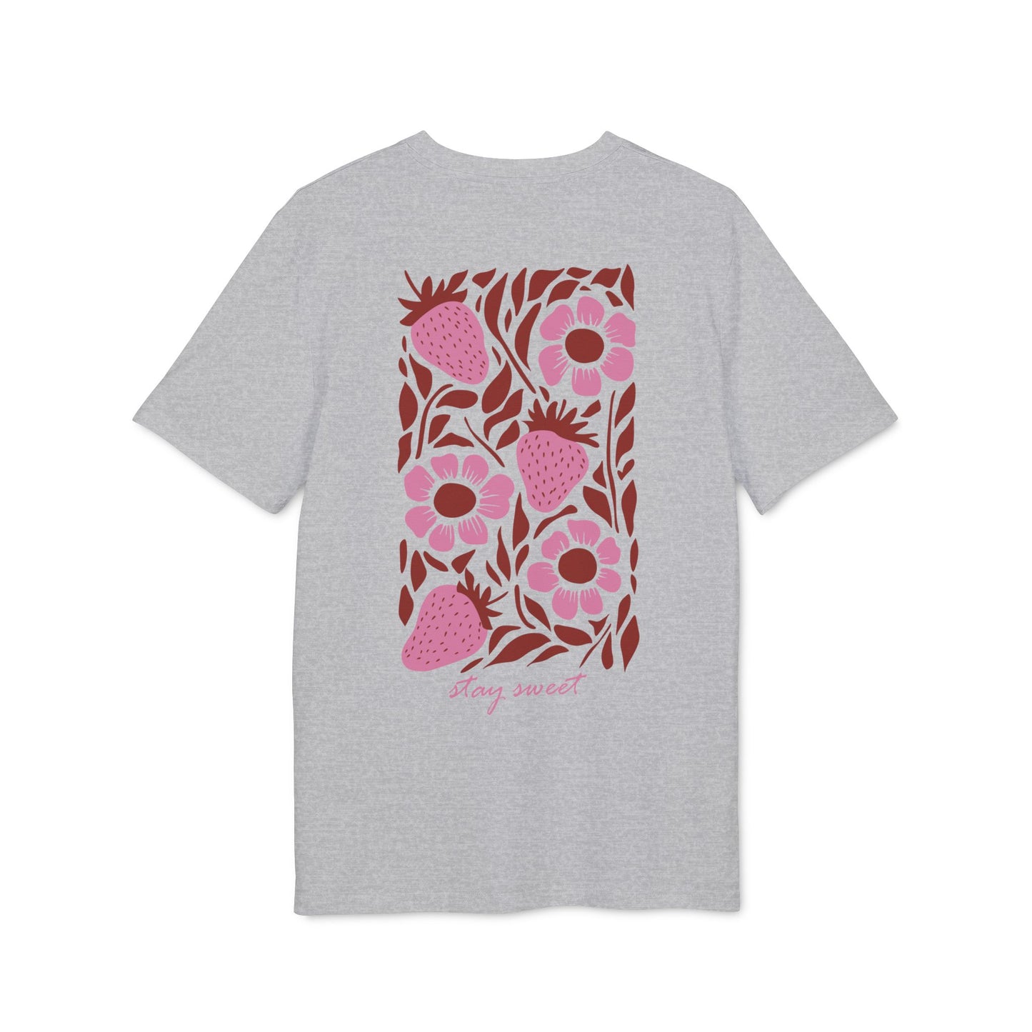 Stay Sweet Erdbeeren Unisex T-shirt