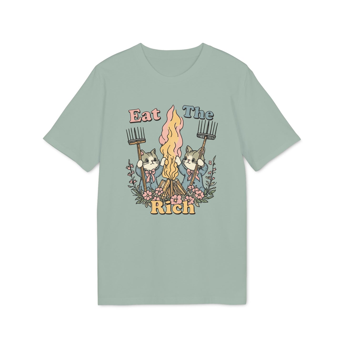 Eat The Rich Kitties – Bio Unisex T-Shirt