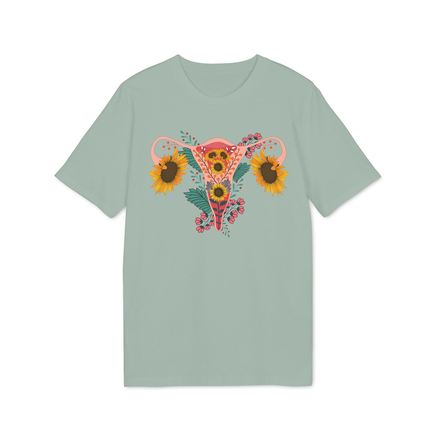 Floral Uterus – Bio Unisex T-Shirt