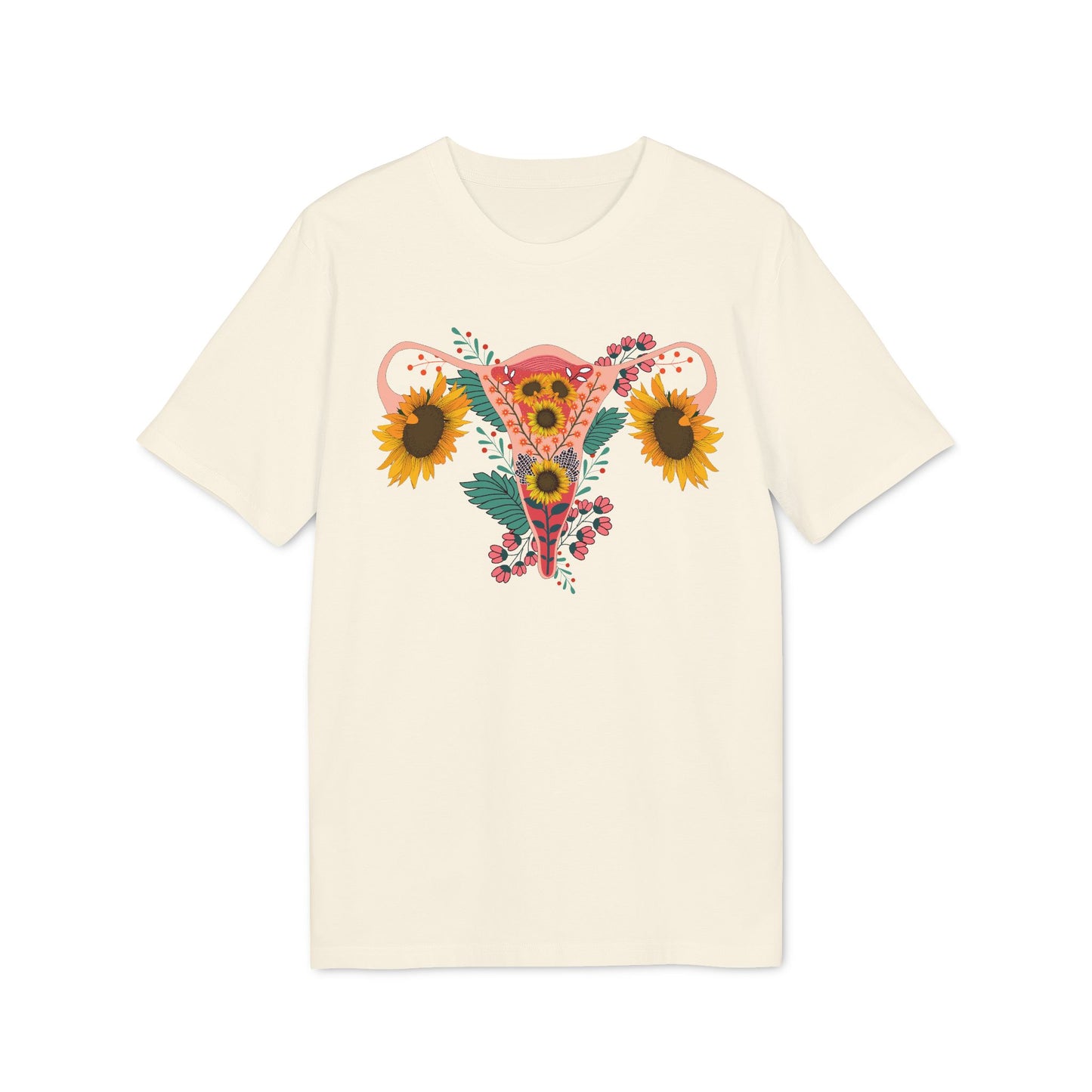 Floral Uterus – Bio Unisex T-Shirt