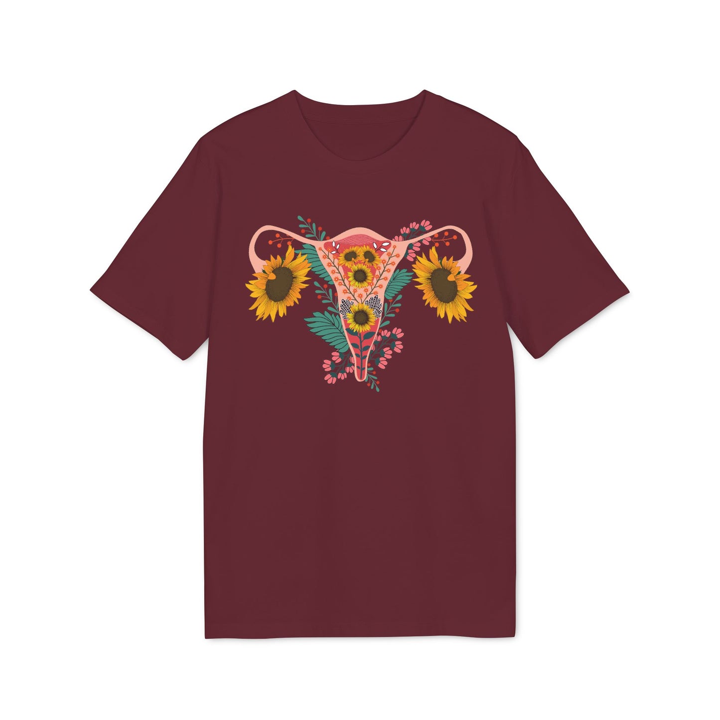Floral Uterus – Bio Unisex T-Shirt