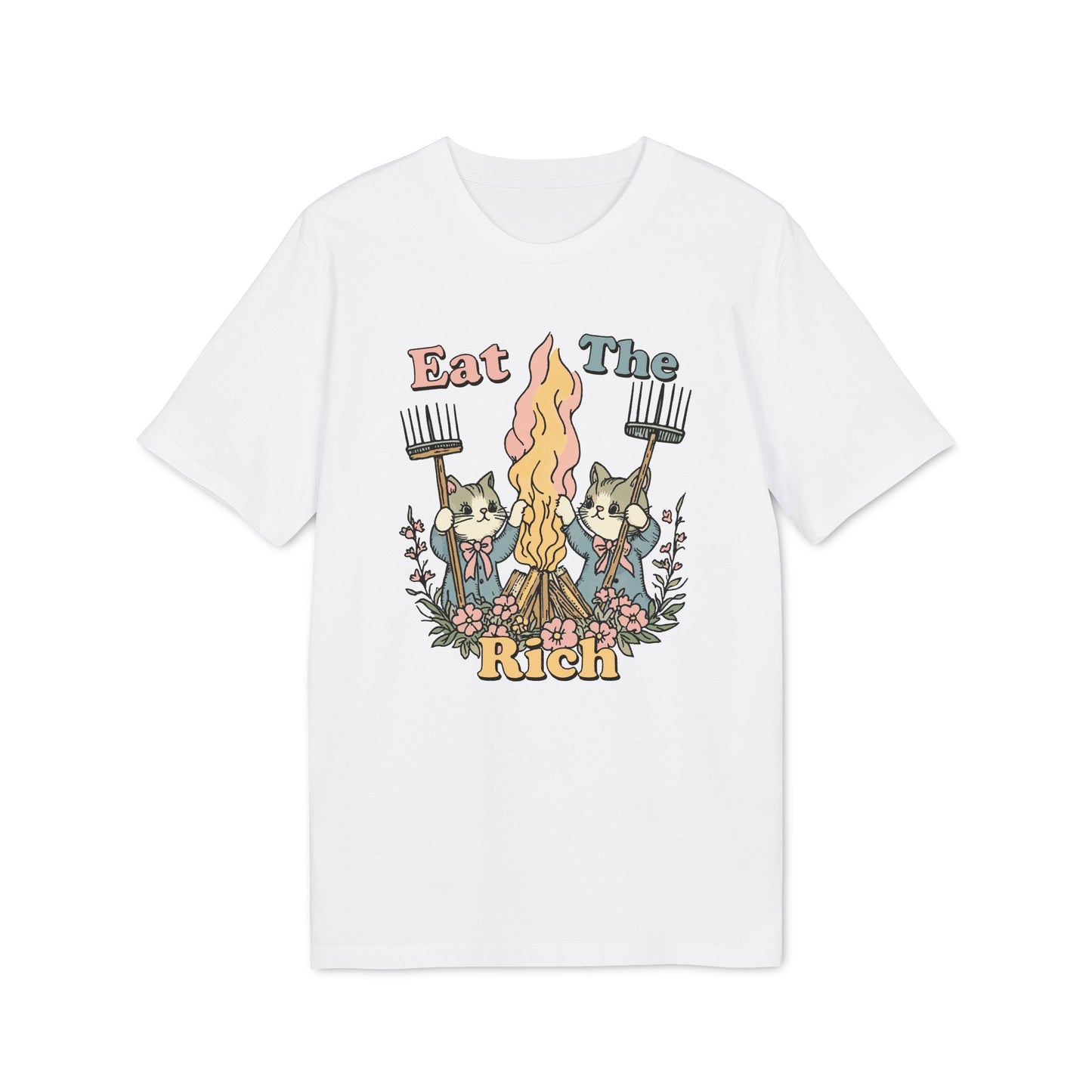 Eat The Rich Kitties – Bio Unisex T-Shirt