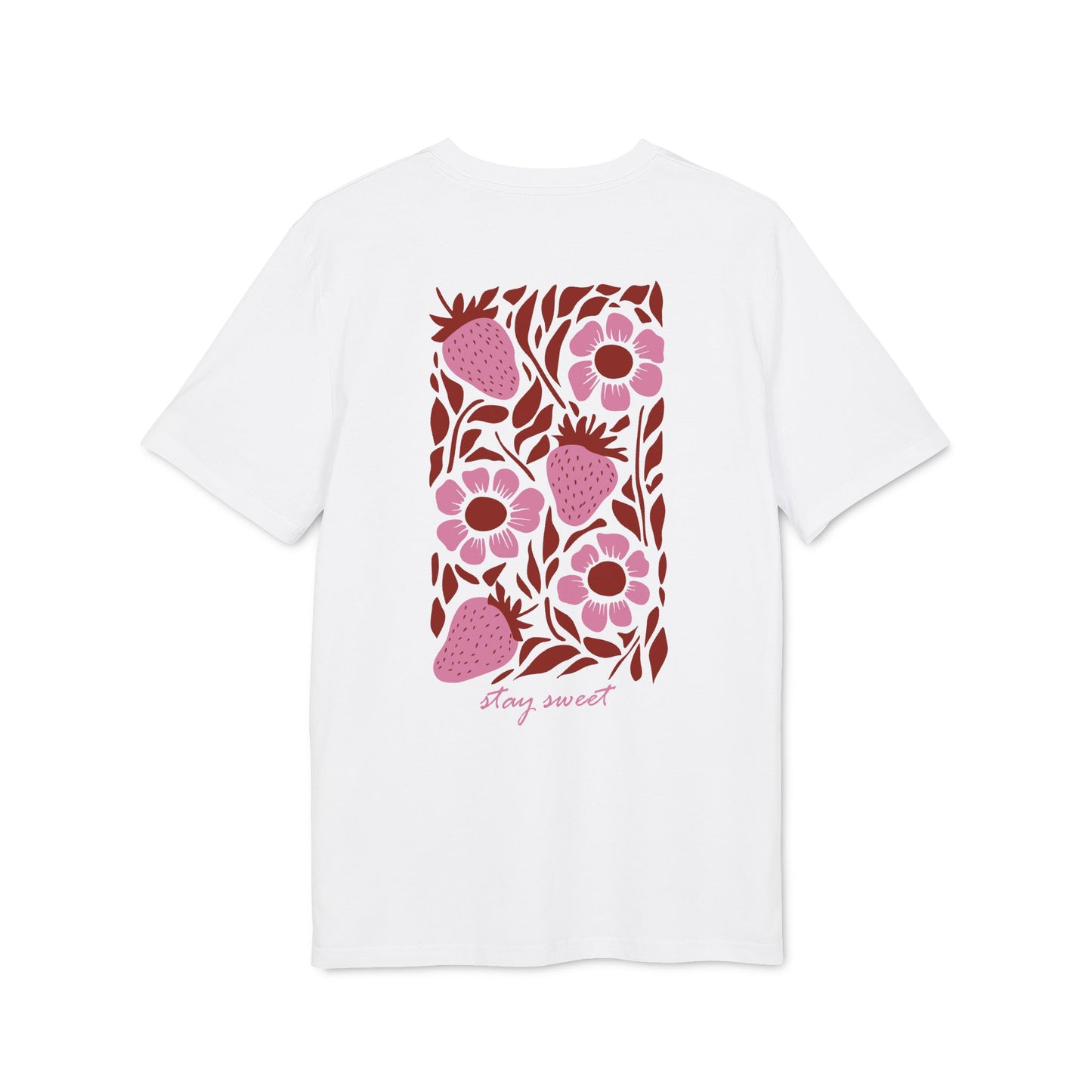 Stay Sweet – Erdbeeren Bio T-Shirt