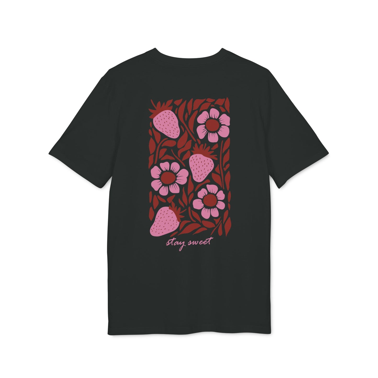 Stay Sweet – Erdbeeren Bio T-Shirt