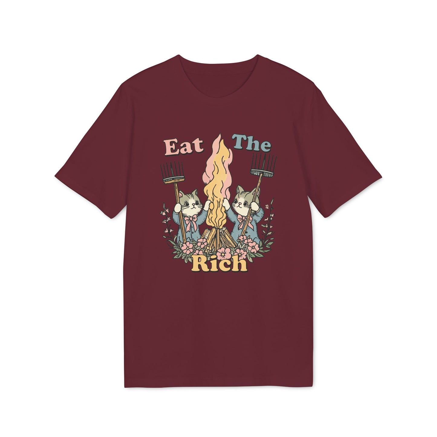 Eat The Rich Kitties – Bio Unisex T-Shirt