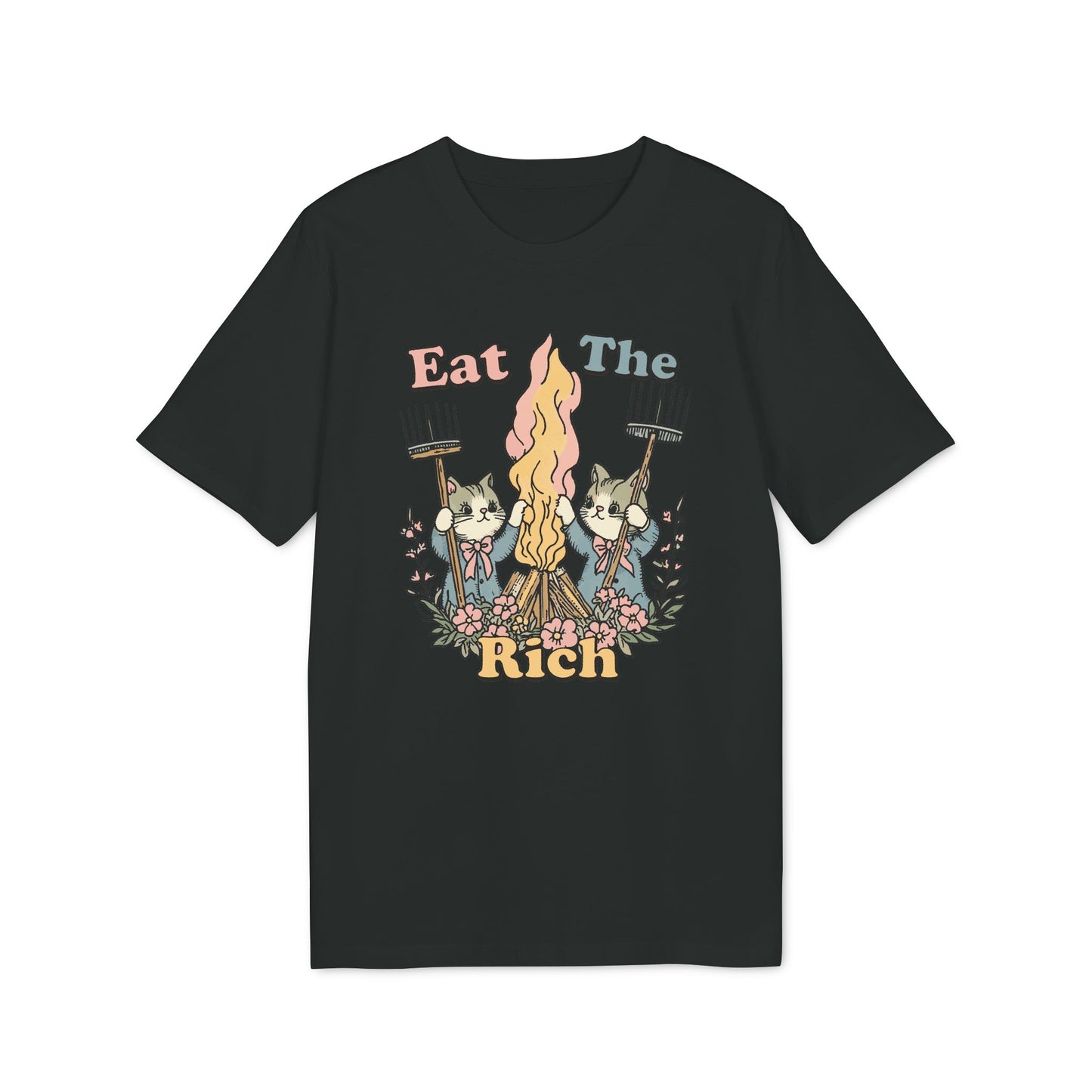 Eat The Rich Kitties – Bio Unisex T-Shirt