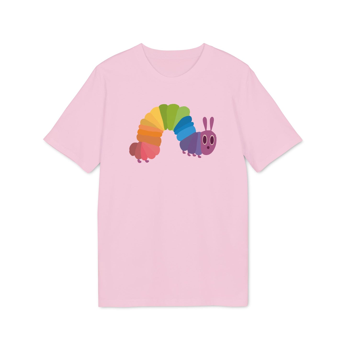 Queere Flaggen Raupe – Bio Unisex T-Shirt