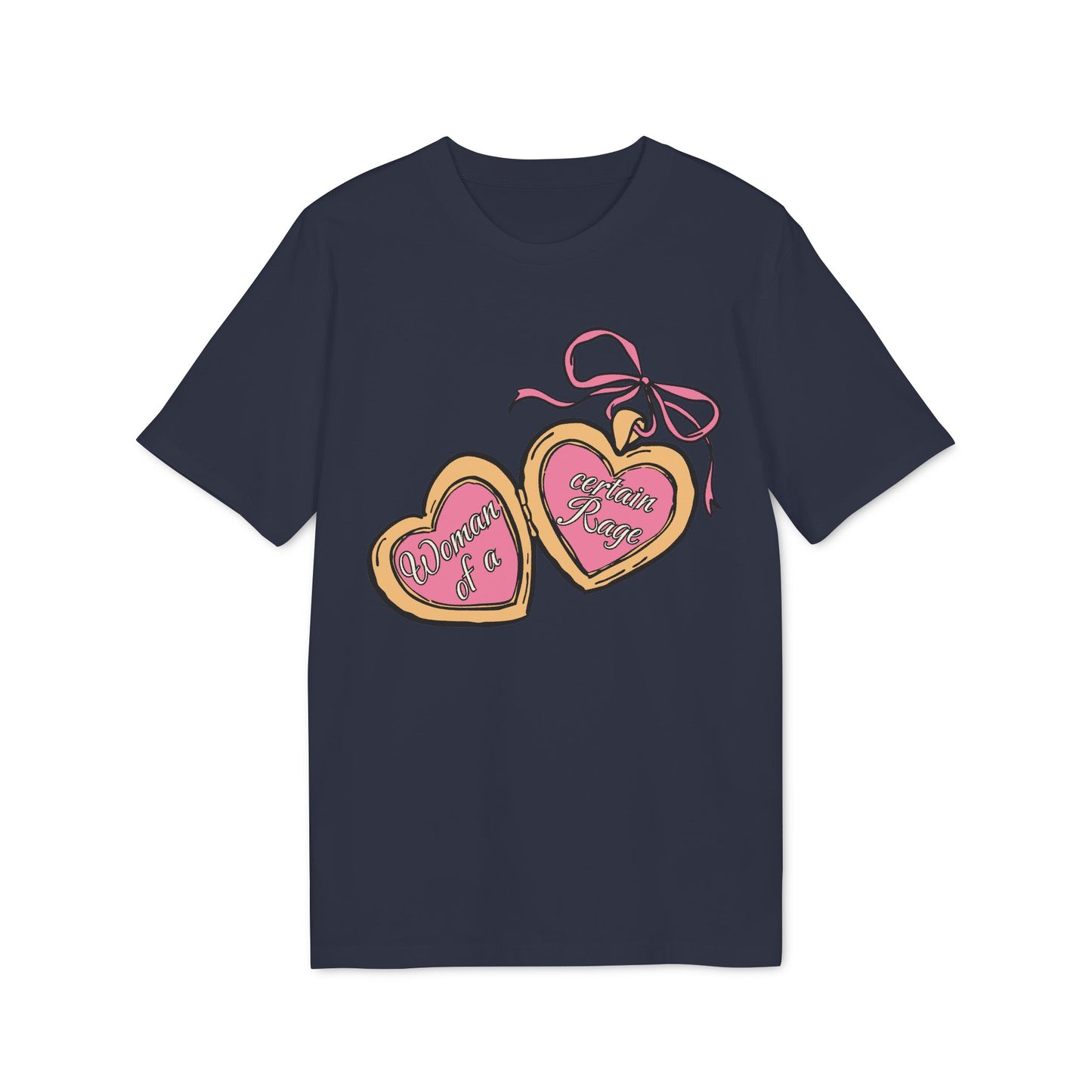 Women's Rage Heart Locket – Bio Unisex T-Shirt