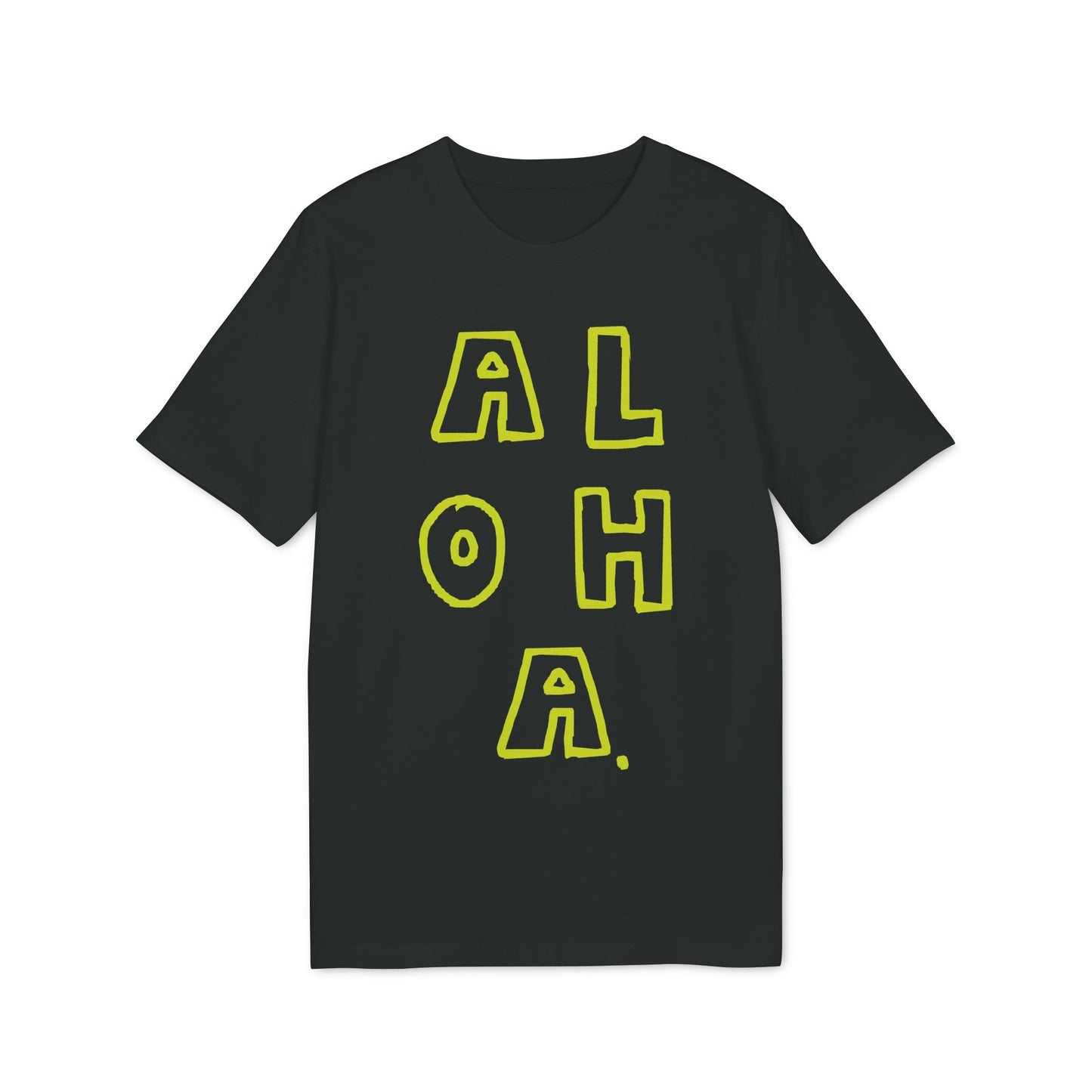 Aloha Neon – Bio Unisex T-Shirt black
