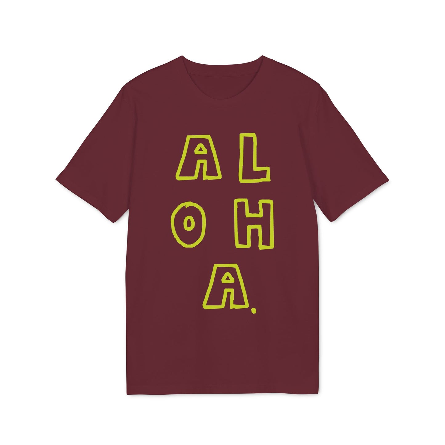 Aloha Neon – Bio Unisex T-Shirt Rot