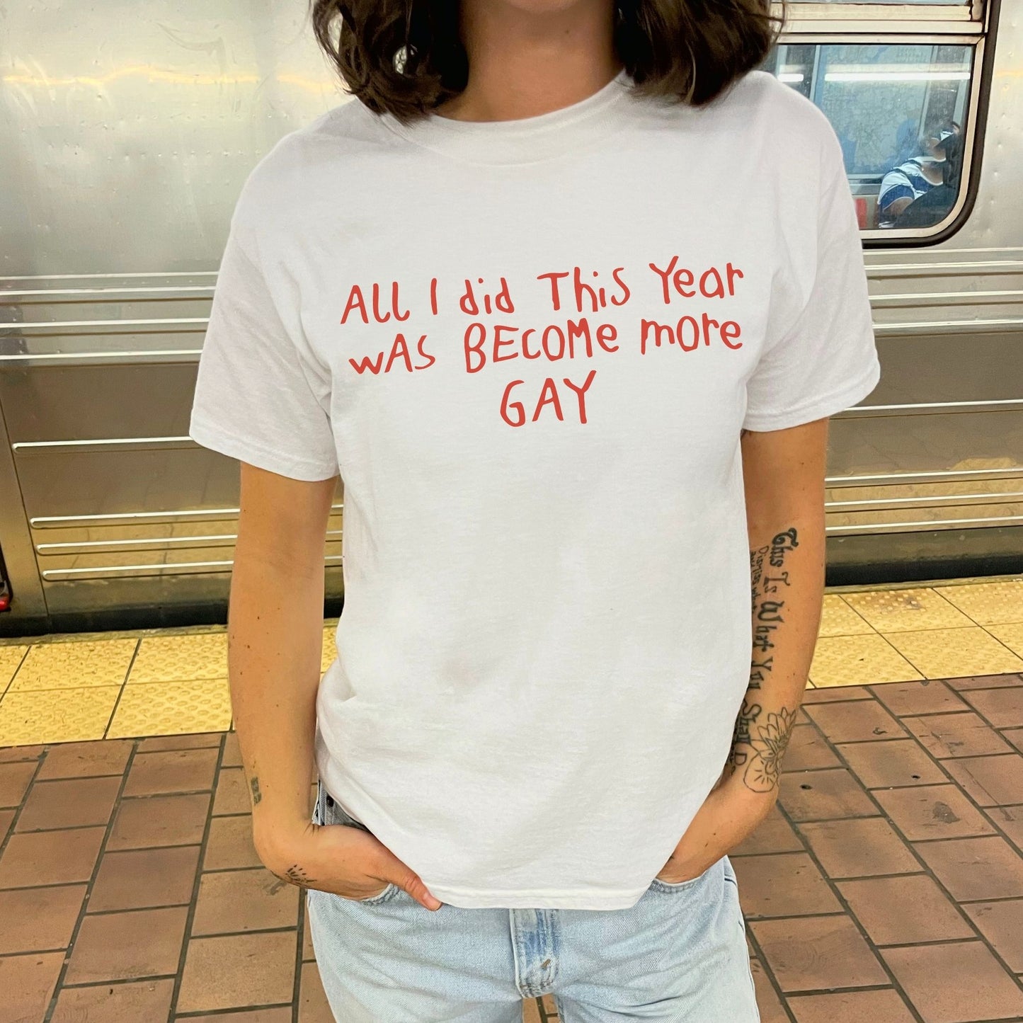 Becoming More Gay – Bio Unisex T-Shirt