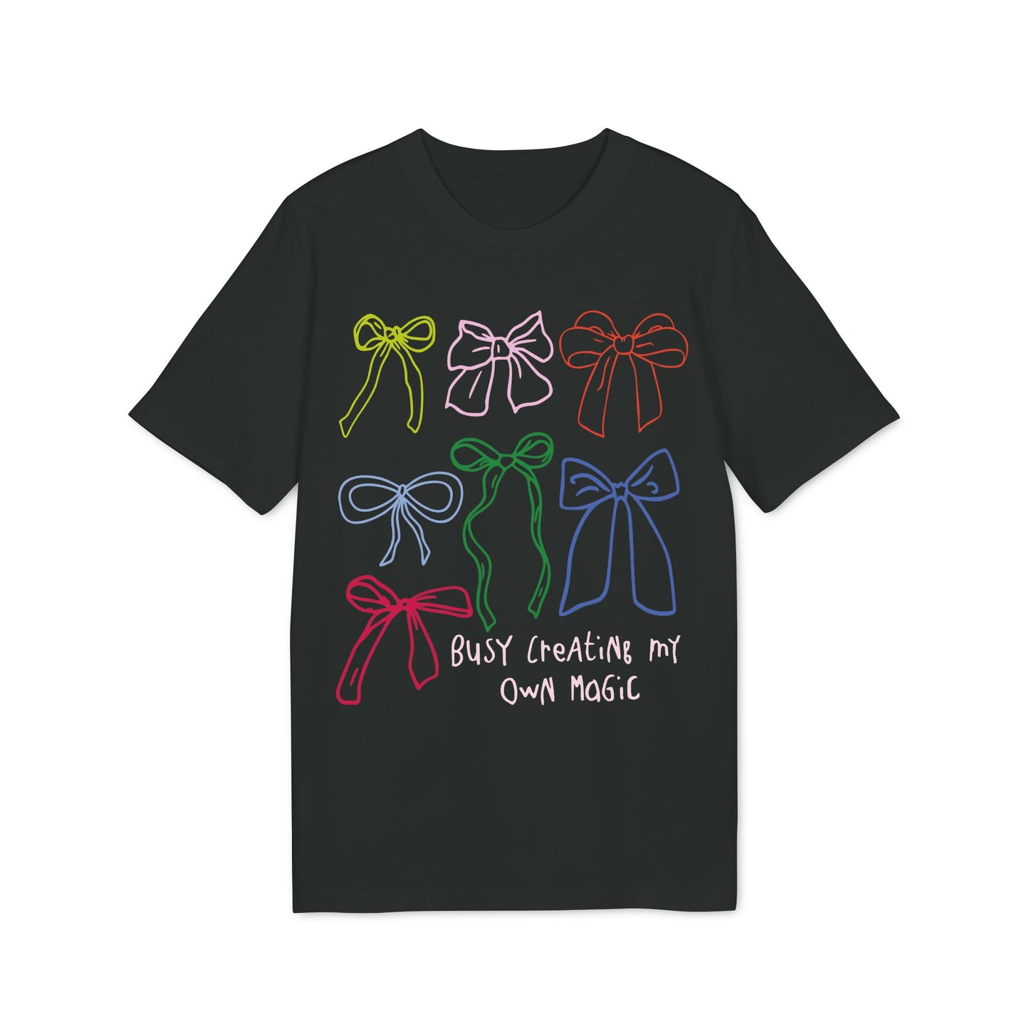 Busy Creating My Own Magic – Bio Unisex T-Shirt schwarz