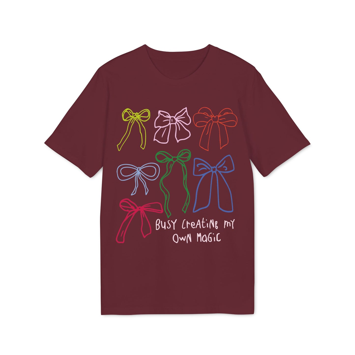 Busy Creating My Own Magic – Bio Unisex T-Shirt Rot