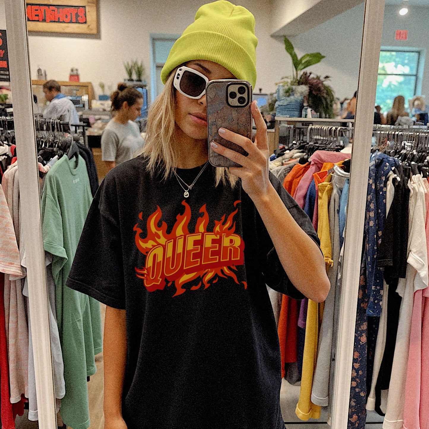 Flaming Queer – Bio Unisex T-Shirt