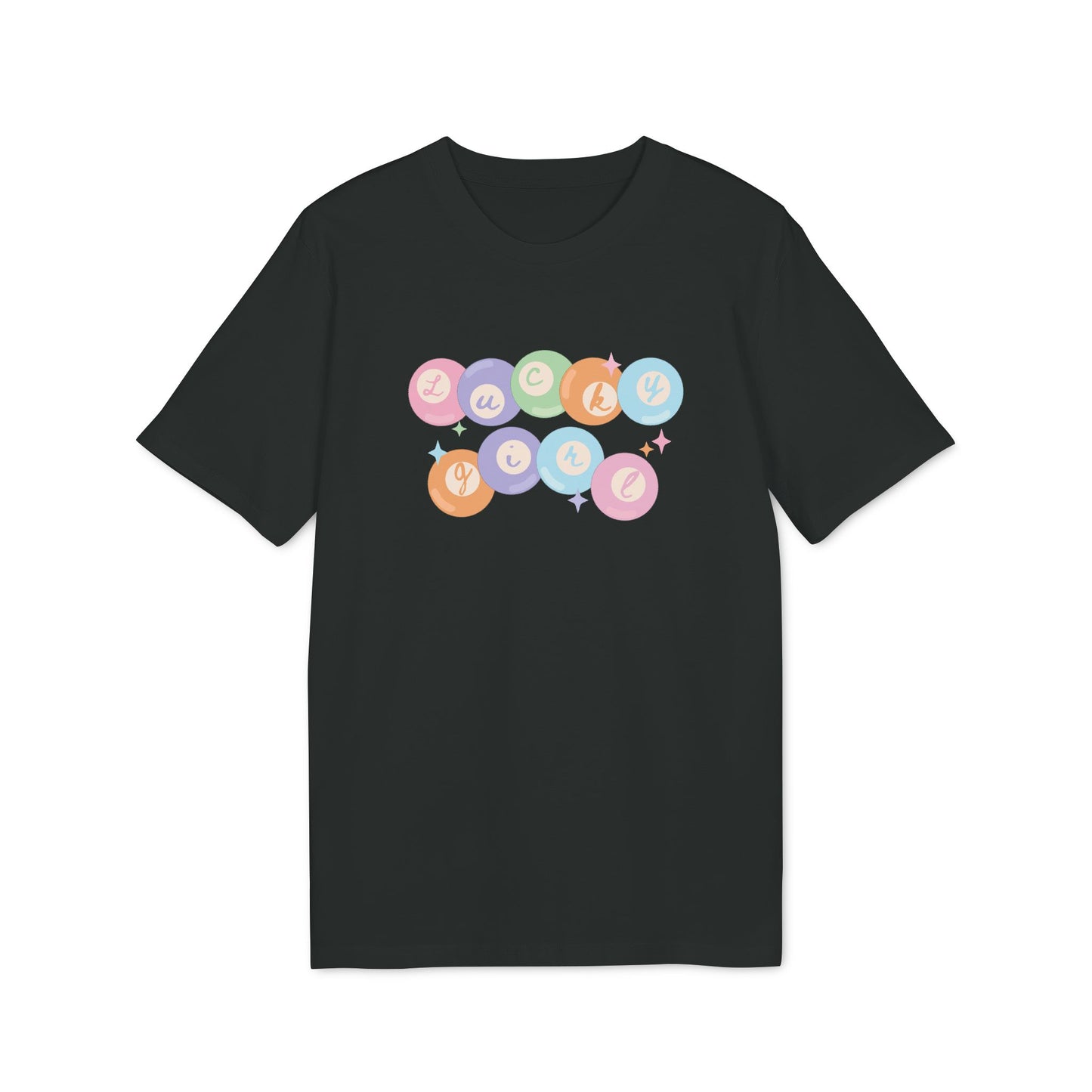 Lucky Girl Pinball – Bio Unisex T-Shirt black