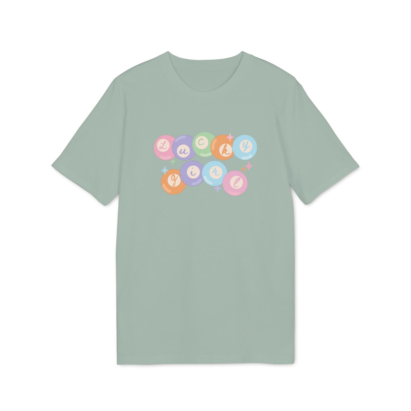 Lucky Girl Pinball – Bio Unisex T-Shirt grün